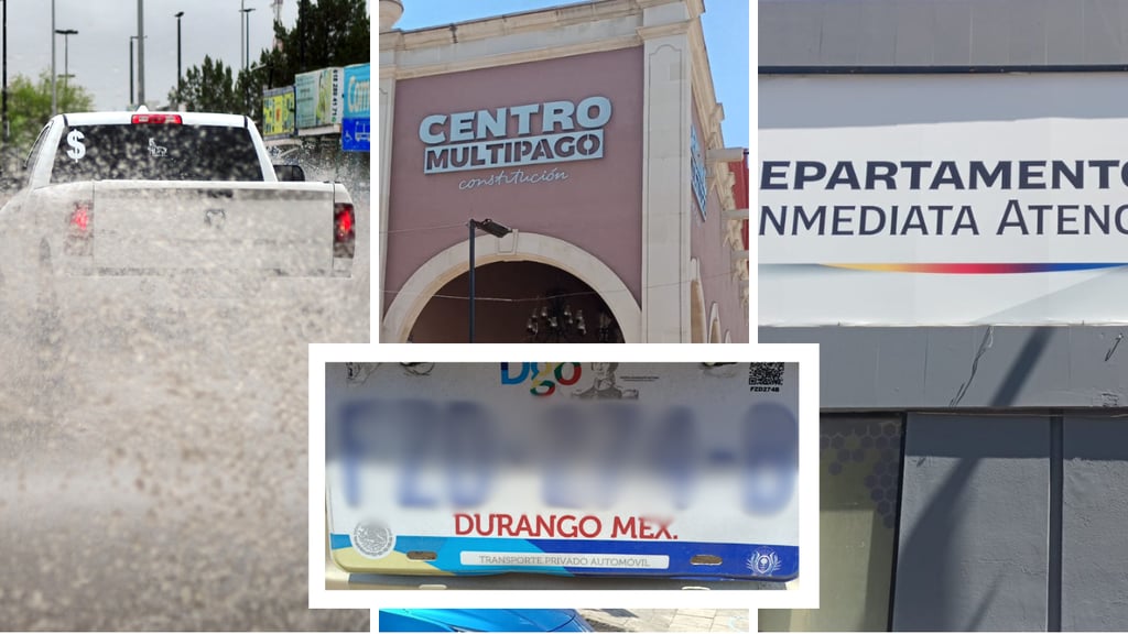 ¿Extraviaste la placa de tu coche en Durango? Aquí te decimos qué hacer