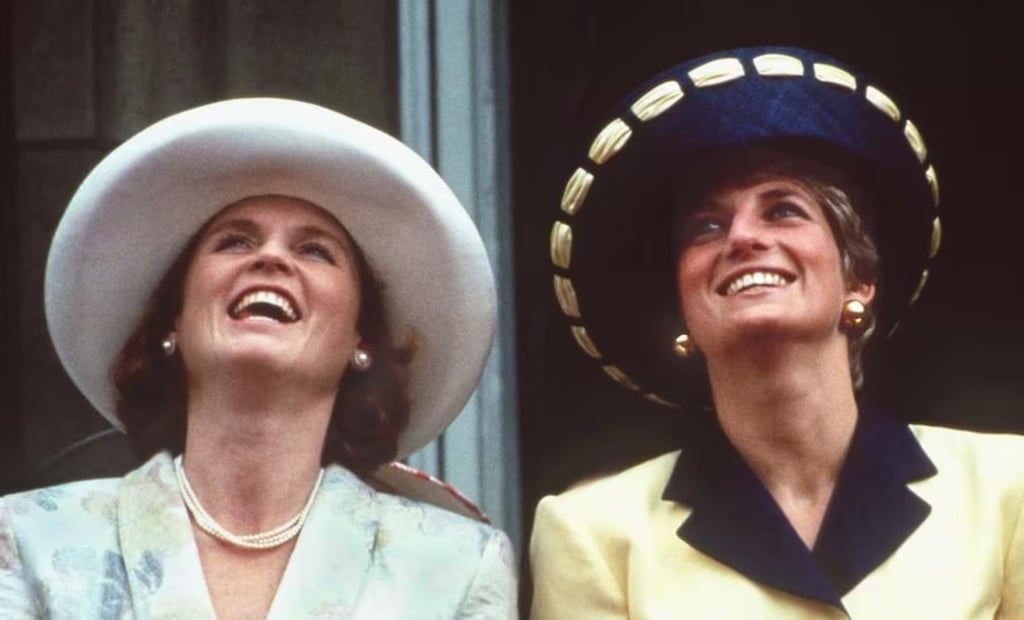 Amistad. La princesa Diana y Sarah Ferguson se volvieron unidas gracias a sus respectivos matrimonios con los hijos de la fallecida reina Isabel II.