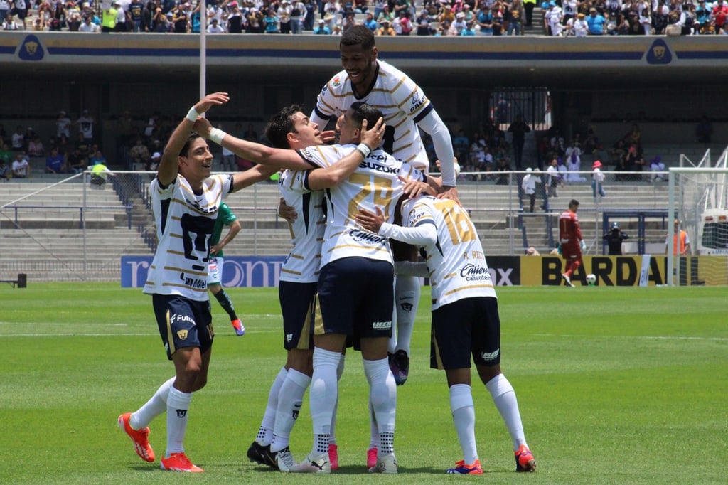 Goliza. En el estadio Olímpico Universitario, los Pumas se han convertido en un equipo casi imposible de vencer en temporada regular, y su victoria (4-1) ante el León lo ratifica.