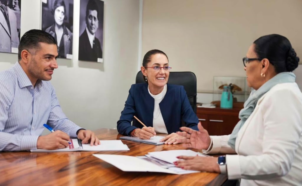 Sheinbaum realiza reunión sobre seguridad con Rosa Icela Rodríguez y Omar García Harfuch