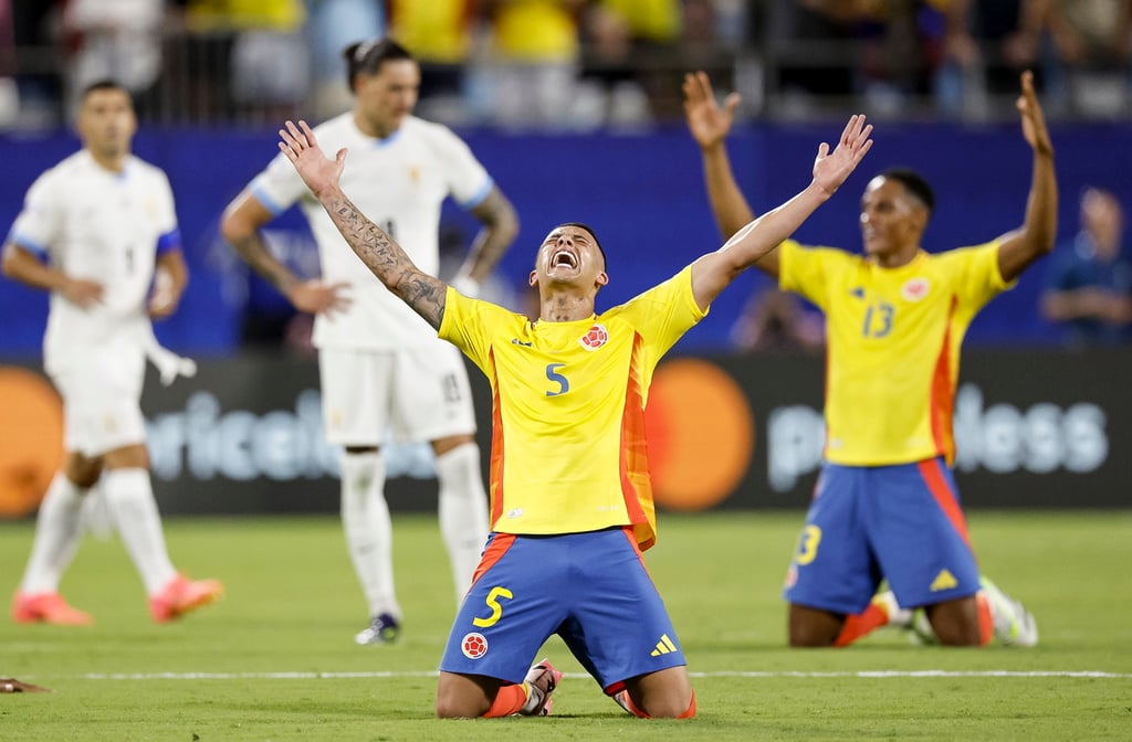 Finalista. La selección colombiana disputará la final de la edición 48 de la Copa América con Argentina tras vencer este miércoles a la de Uruguay por 1-0 en Charlotte.