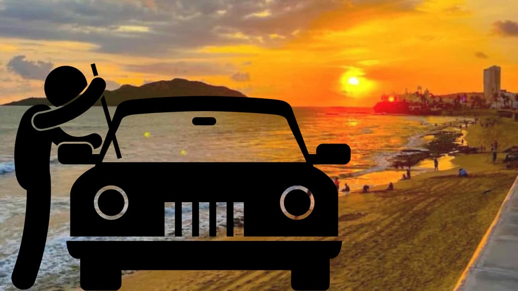 Duranguenses reportan robo de vehículos en Mazatlán