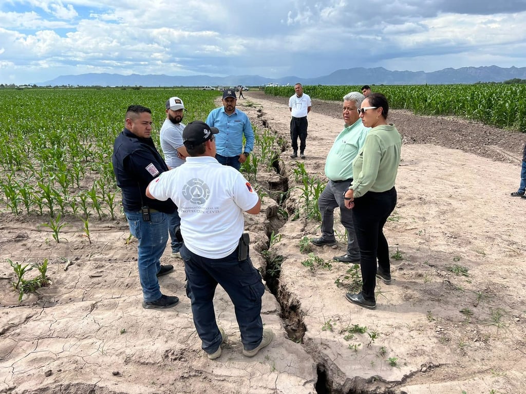 Causas. Se prevé determinar qué originó esta grieta y que se extendiera, por lo que ya se encuentra personal de Cenapred en la zona. 