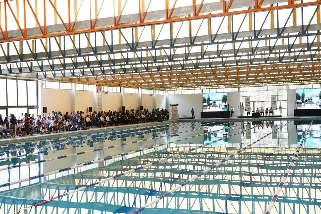 Dato. Con una inversión de más de 13 mdp, brindan un espacio moderno y digno para la práctica de natación.