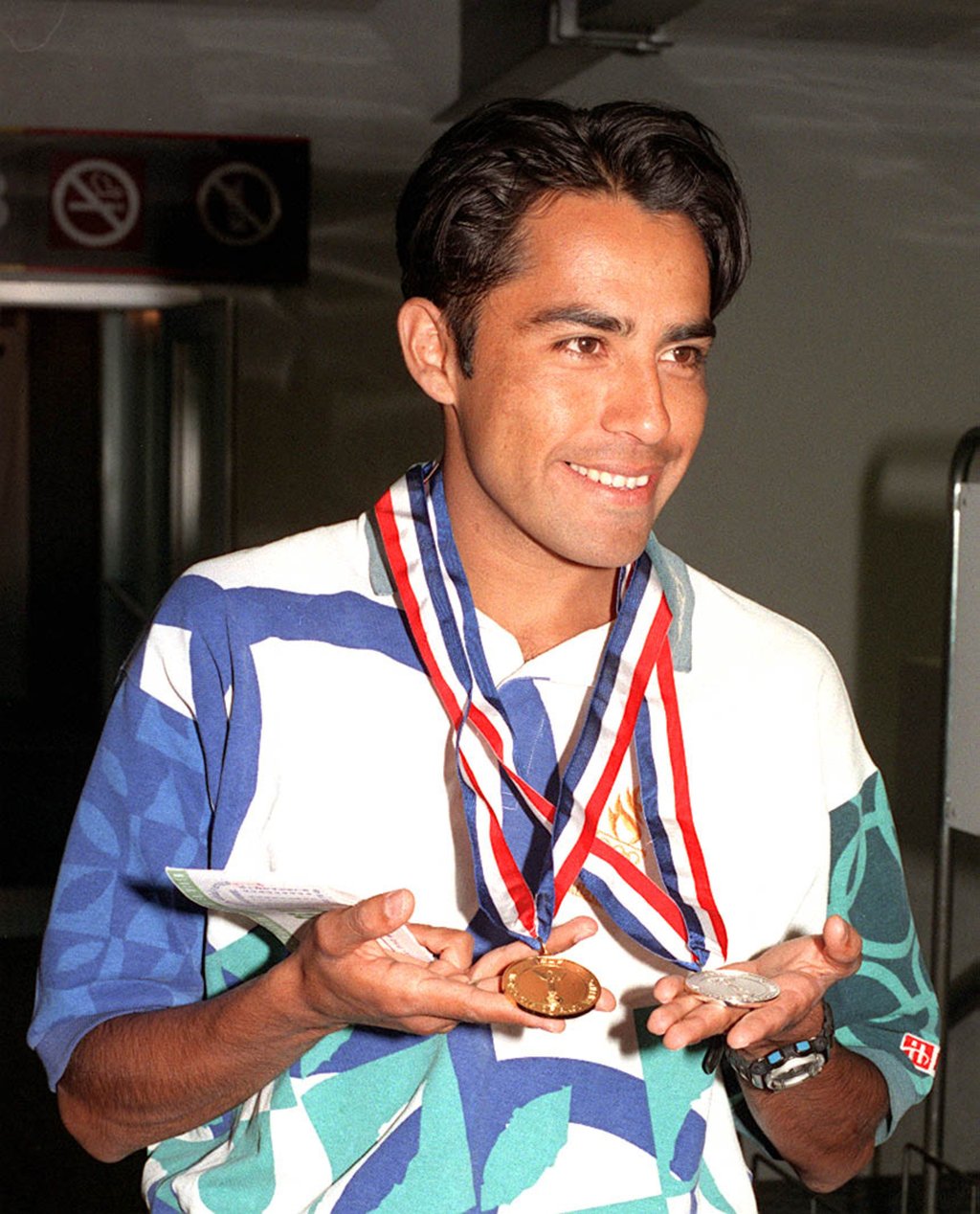 Medallista. Bernardo Segura, medallista de Atlanta 96.