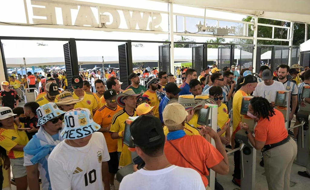 La final entre Argentina y Colombia se retrasa media hora por incidentes en los accesos al estadio