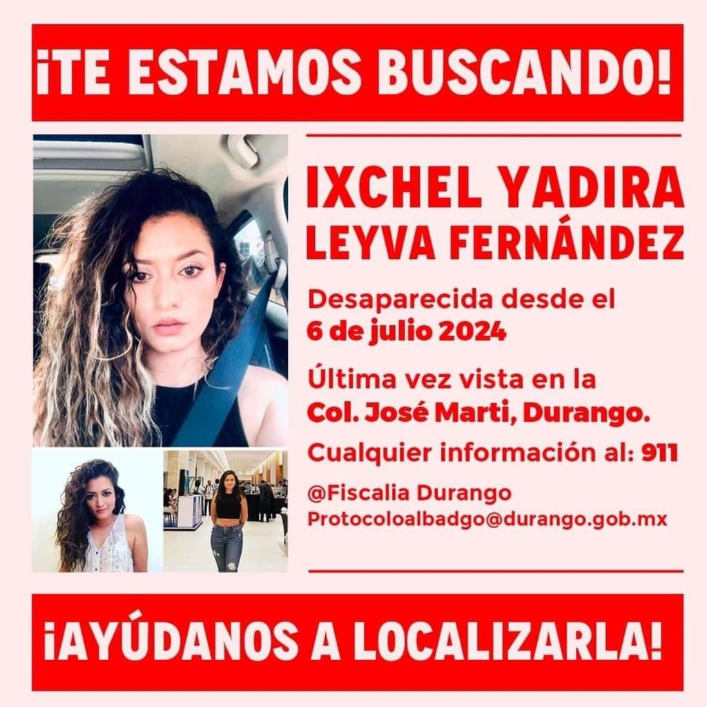 Cumple. A una semana de la desaparición, no hay información.