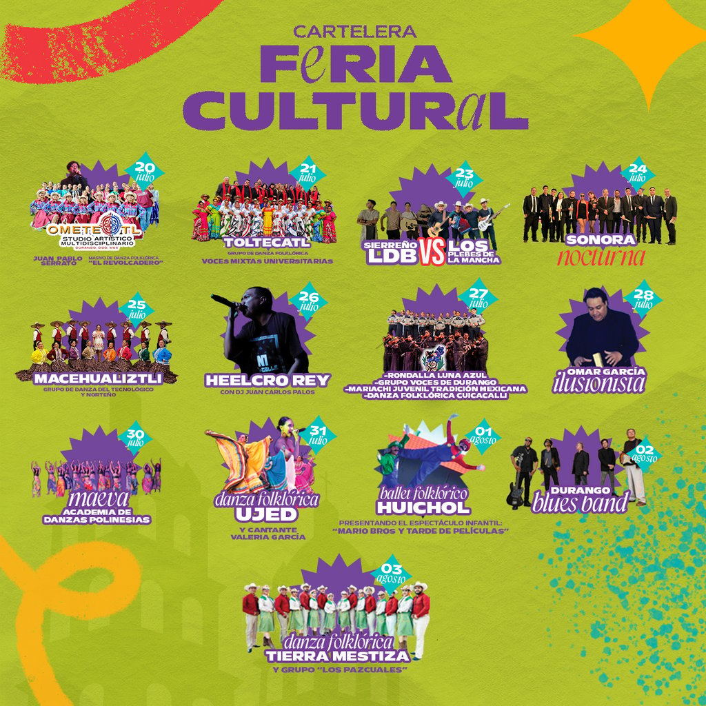 Feria Villista, con Foro Cultural gratuito y para todo público