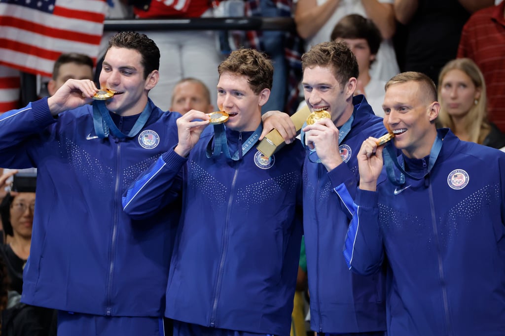 París 2024: EU suma tercer oro consecutivo en relevo 4x100 libre masculino