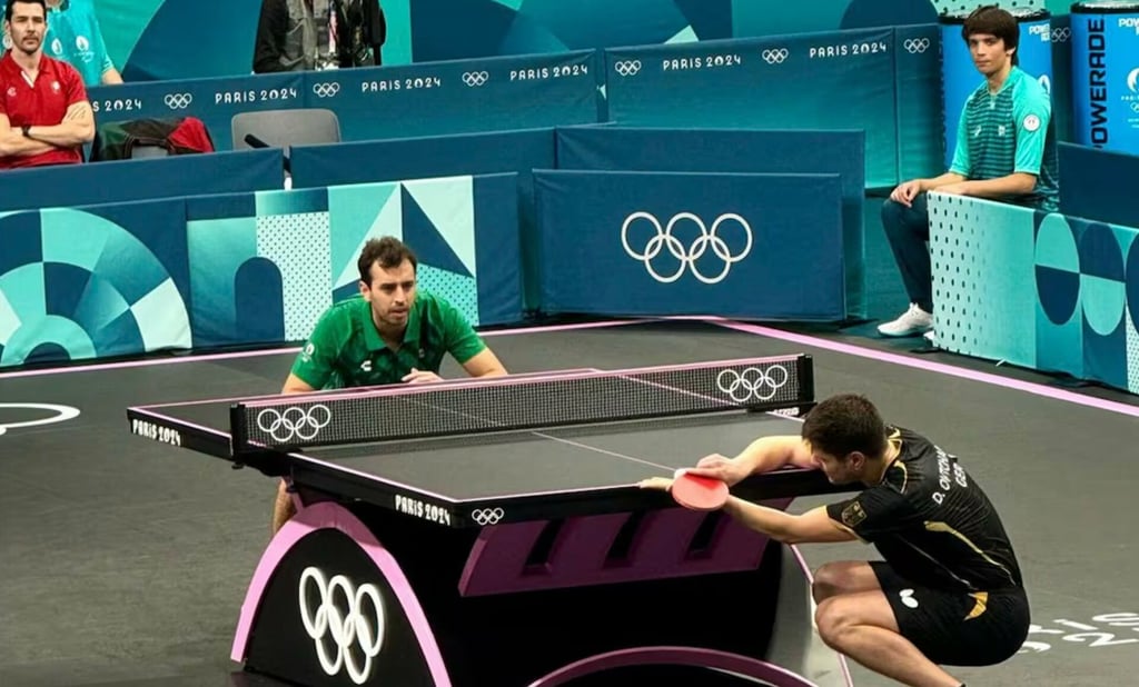 París 2024: El mexicano Marcos Madrid es eliminado en la primera ronda de Tenis de Mesa