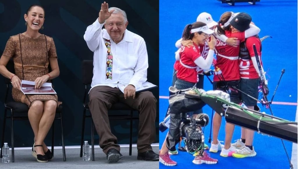 París 2024: AMLO y Sheinbaum celebran la primera medalla de México