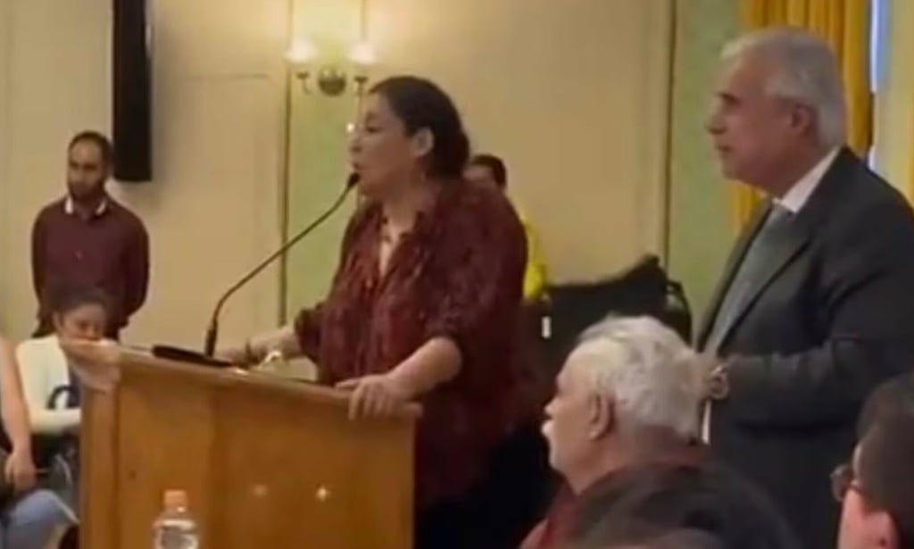 Increpan trabajadores del Poder Judicial a la Ministra Lenia Batres en Zacatecas | VIDEO