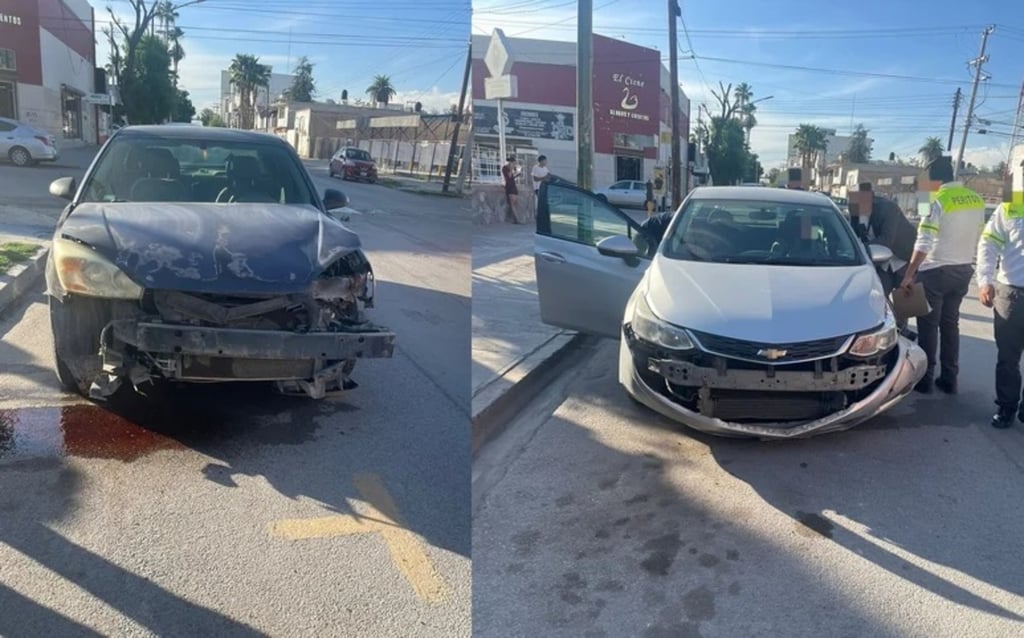 Percance. Un conductor no respetó el alto y provocó un accidente en Gómez Palacio.