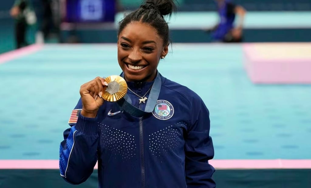 París: 2024: Simone Biles brilla con leotardo con 10,000 cristales de Swarovski