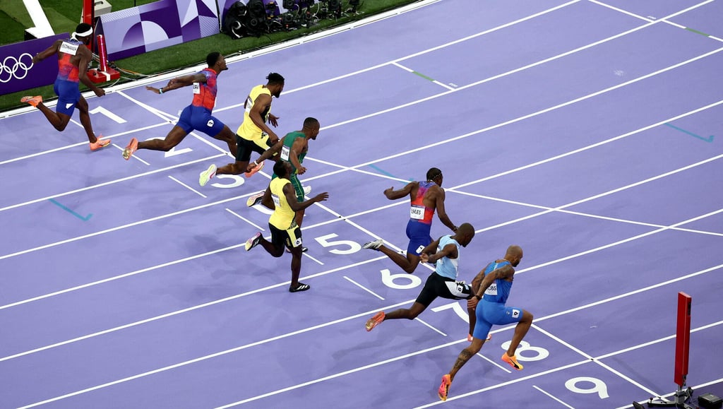 París 2024: Noah Lyles gana por .005s la medalla de oro en los 100m