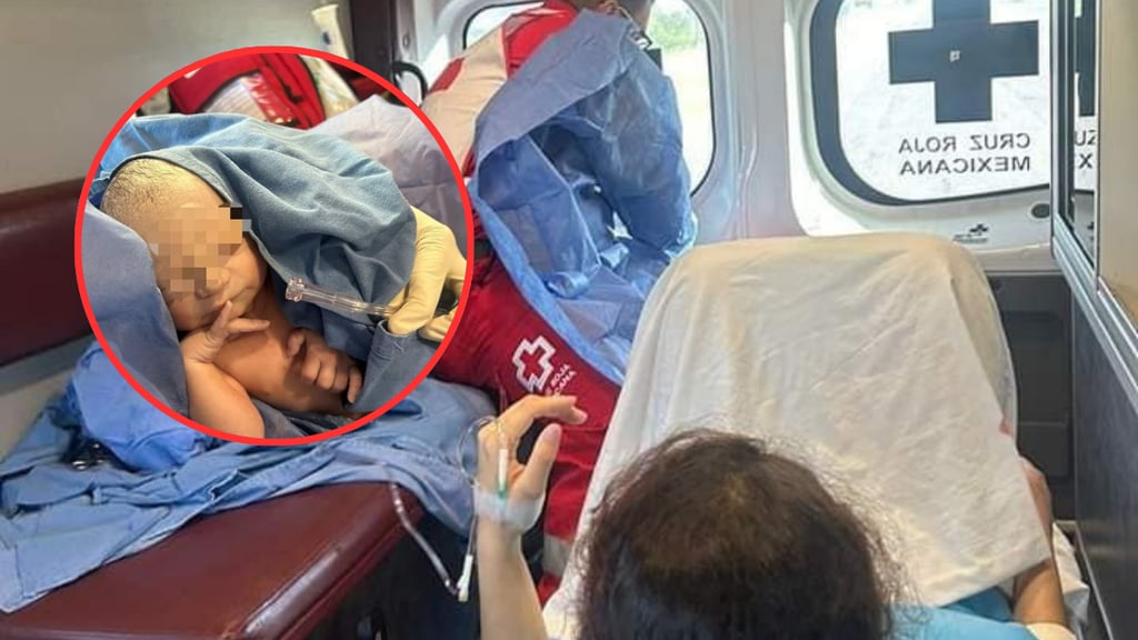 Joven mujer da a luz a bordo de una ambulancia en Canatlán