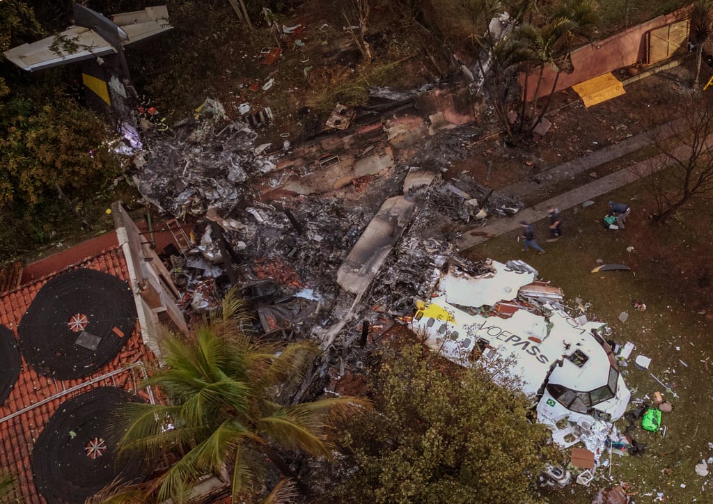Así fue el accidente aéreo que dejó sin vida a 62 personas en Brasil | VIDEO
