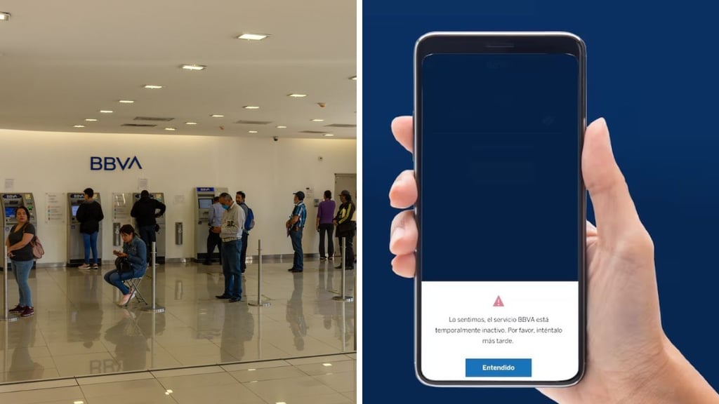 BBVA: nuevamente reportan fallas en la app y la banca móvil