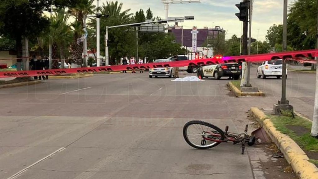 Ciclista muere arrollado en bulevar Domingo Arrieta