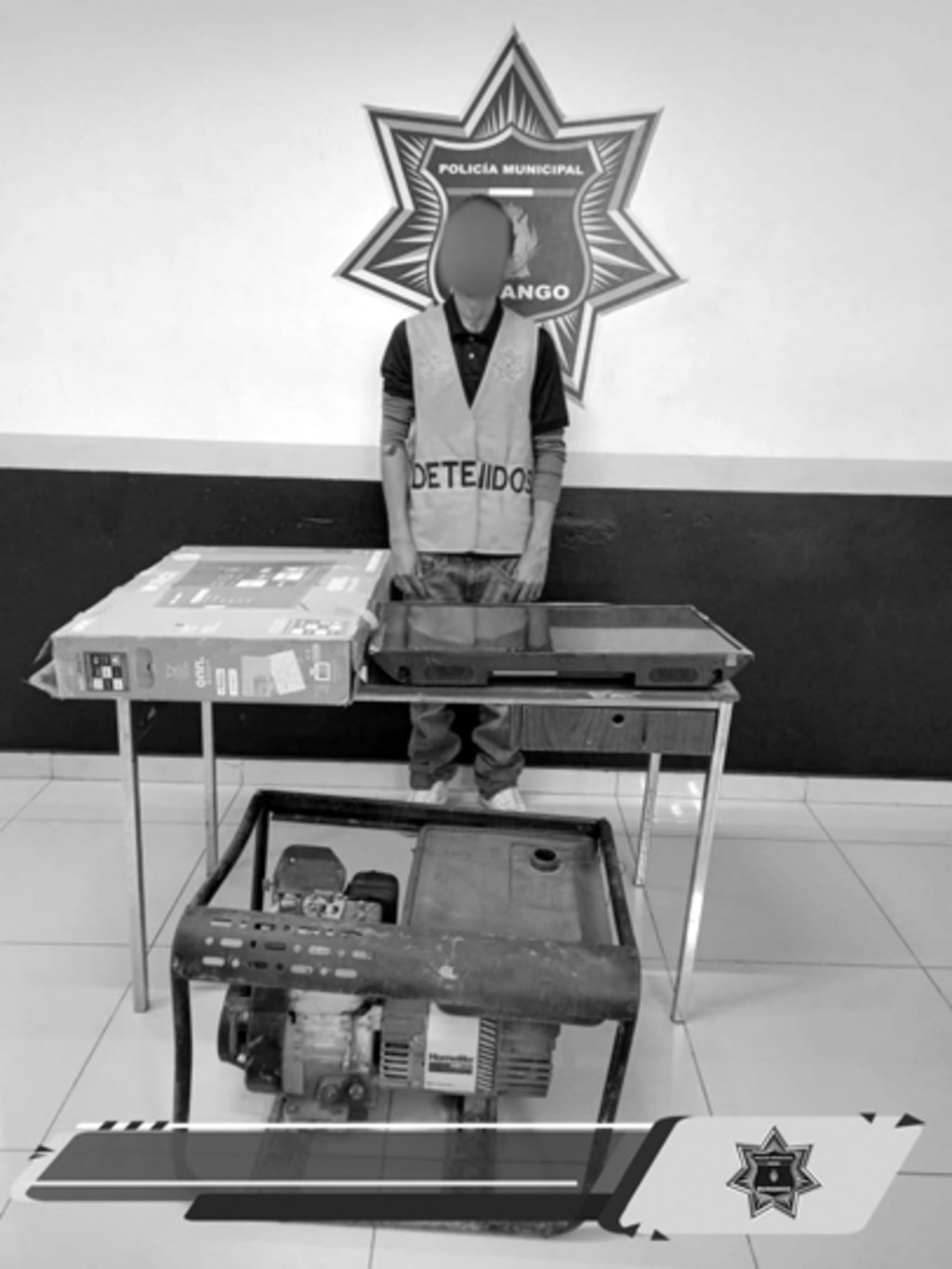 Labor. La Policía Municipal detuvo a un sujeto por presunto robo al interior de una casa habitación.