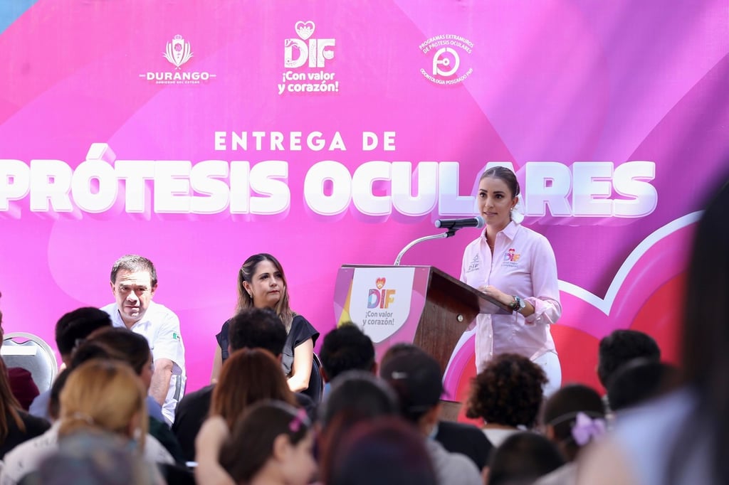 Beneficio. Más de 80 personas que por alguna circunstancia no cuentan con alguno de sus ojos fueron favorecidas con este programa de cobertura estatal: Marisol Rosso.