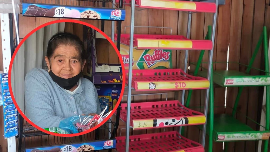 ¡Ayudemos a Goyita! Abuelita duranguense se ha quedado sin dinero para surtir tiendita