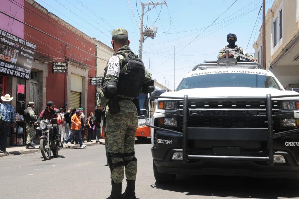 Postura. En Durango se mantiene un blindaje y se ha fortalecido la vigilancia en las zonas colindantes con otros estados para evitar alguna afectación, aseguran. 