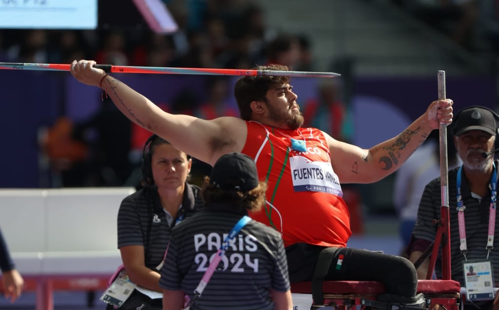 París 2024:  Edgar Fuentes gana medalla de plata en lanzamiento de jabalina