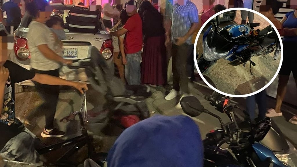 Motociclista fue detenido tras atropellar a adolescente en Gómez Palacio