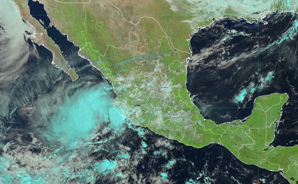 Depresión tropical en el Pacífico dejará lluvias en Durango