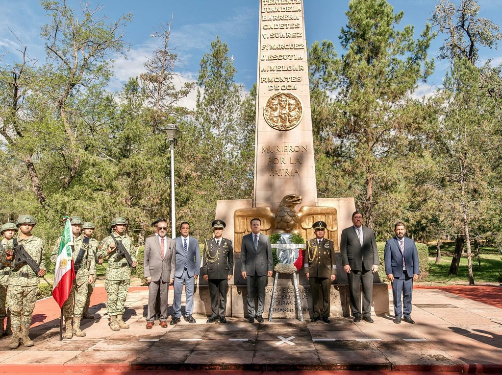 Conmemoran en Durango la Gesta Heroica de los Niños Héroes