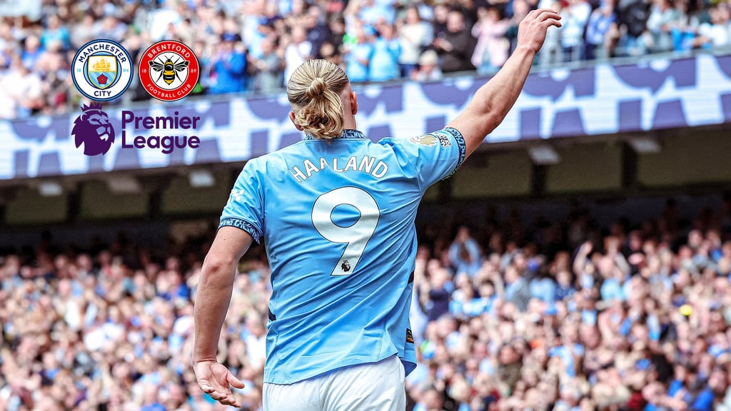 Manchester City derrota al Brentford con doblete de Erling Haaland