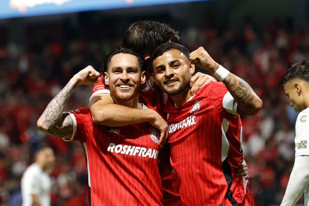 Triunfo. Cinco victorias tienen los Diablos del Toluca en el Apertura 2024 de la Liga MX y se mantienen en lo alto de la tabla.