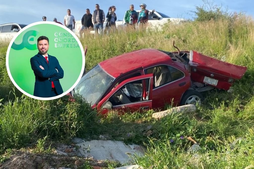 Atropellan a Raúl Montelongo, presidente del CCE, cerca de El Pueblito