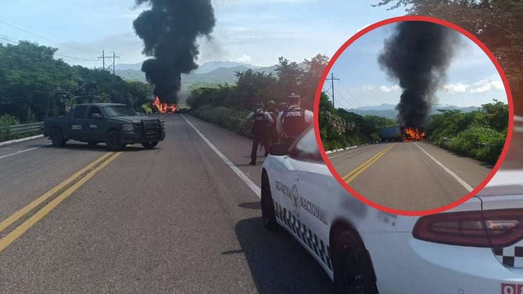 Reportan bloqueo con tráiler incendiado y ejecuciones en distintas zonas de Culiacán