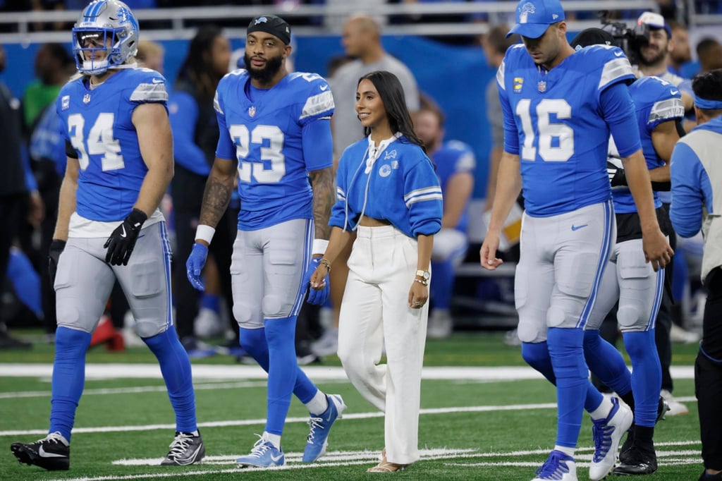 NFL: Diana Flores fue la ‘capitana honoraria’ de los Detroit Lions