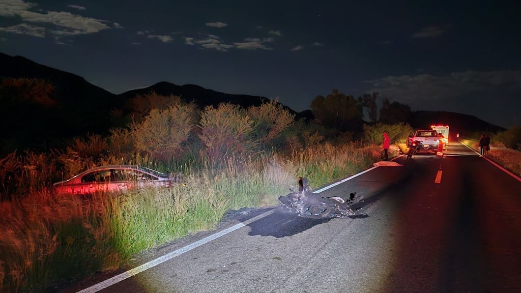 Joven motociclista murió en accidente sobre carretera a Mezquital