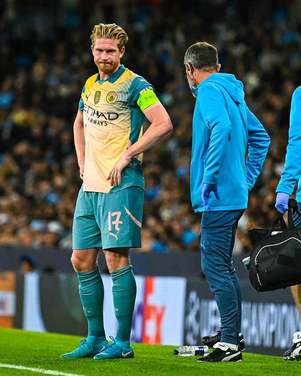 Caída. De Bruyne ha vuelto a lesionarse a inicios de campaña.