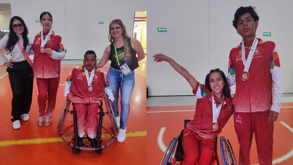 Con tres medallas de bronce concluye la participación duranguense en Paradanza