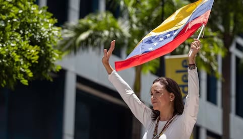 'A Maduro sólo lo reconocen las tiranías'; Corina Machado asegura que oposición cada vez está más fuerte