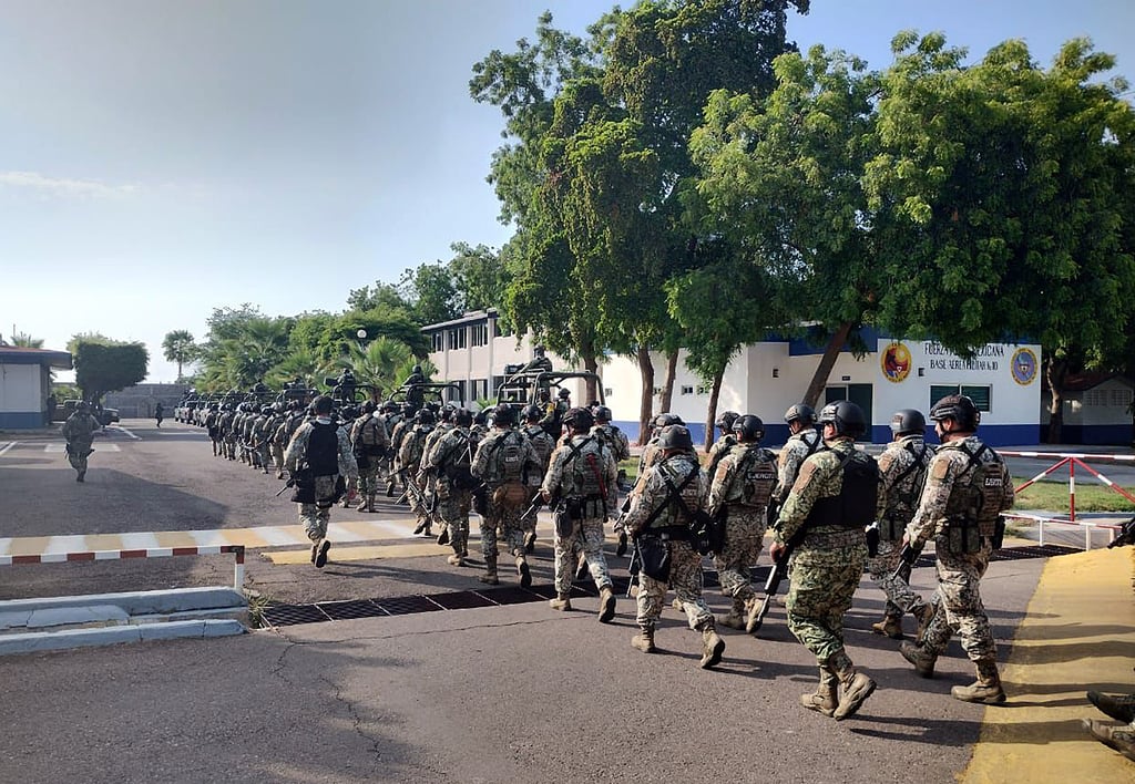 Tras doce días de enfrentamientos en Sinaloa, Sedena envía 600 militares a reforzar seguridad