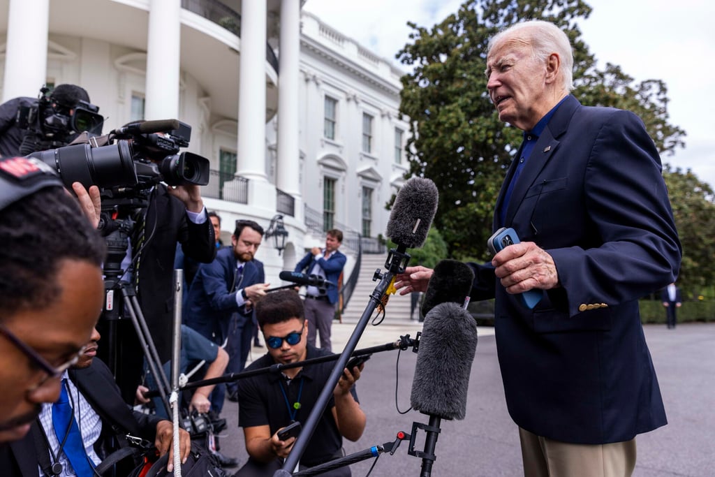 Joe Biden dice adiós, mientras defiende su administración