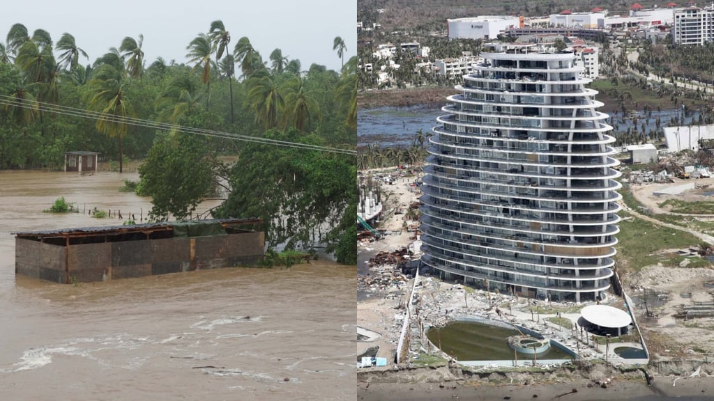 Diferencias entre Huracán Otis y John ¿Cuál fue más fuerte?