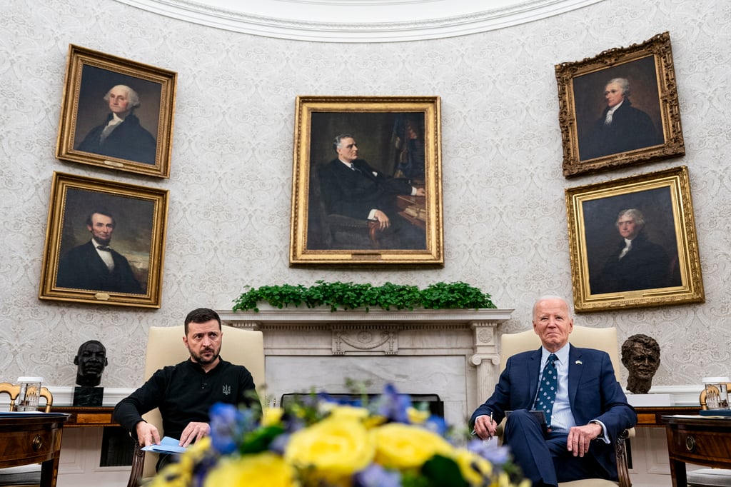 Biden y Zelensky se reúnen en la Casa Blanca para acelerar la entrega de armas a Ucrania