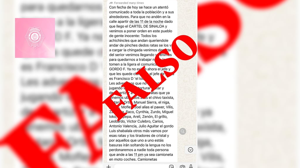 Alerta la SSP por mensaje falso en redes sociales