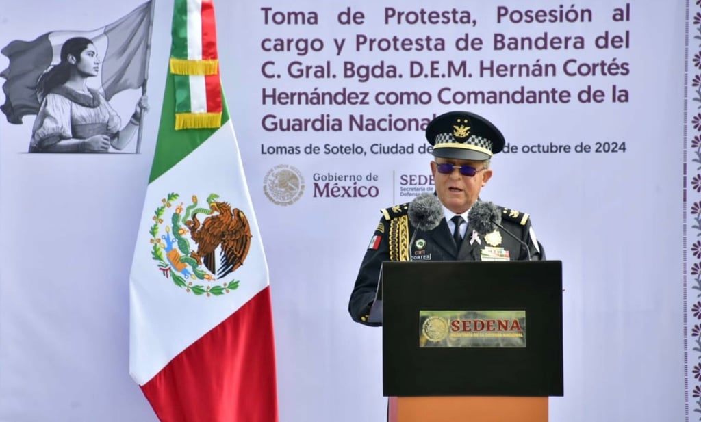 Guardia Nacional: Rinde protesta el General Hernán Cortés Hernández como nuevo comandante interino