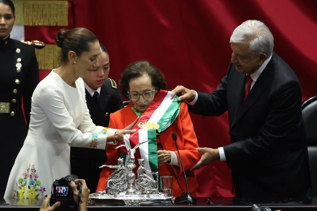 Fallece Ifigenia Martínez, fundadora de Morena, a 4 días después de tomar protesta a Claudia Sheinbaum