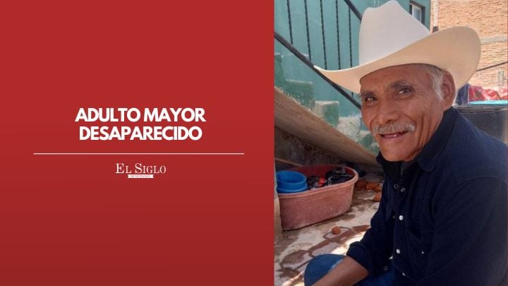 Solicitan ayuda para encontrar a adulto mayor perdido en Durango capital