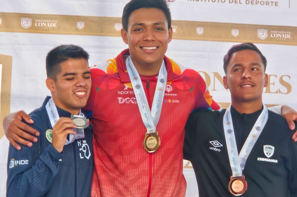 Durango cierre con tres medallas en Paranacionales Conade 2024