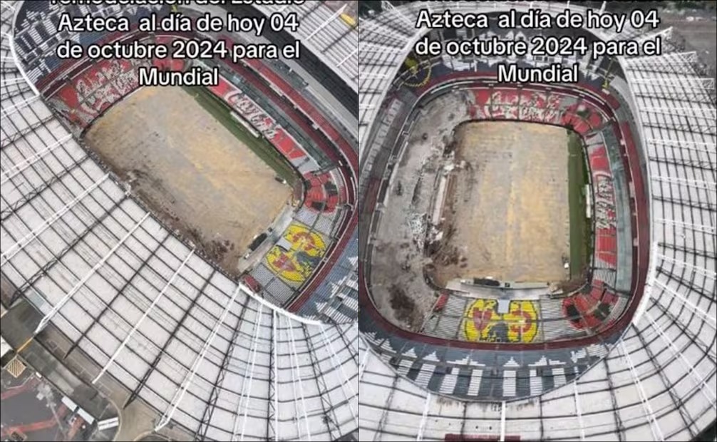 Mundial 2026: así se ve el Estadio Azteca ante las remodelaciones